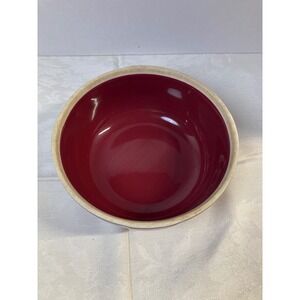 Vintage Hall China Bowl for Hotpoint Refrigerators‎ Red Kitchen Serving Bowl